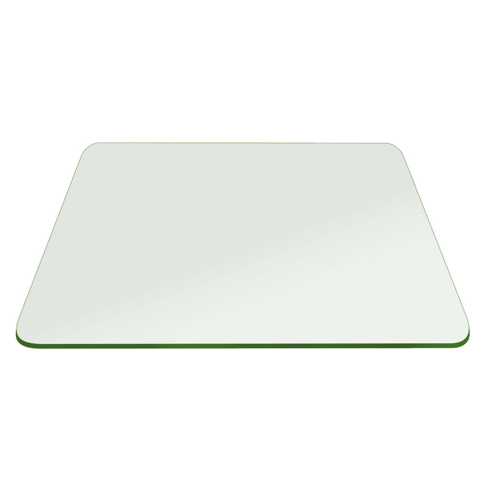 China 6mm Table Top Glass 10” up to 60” Square Ultar Clear Tempered