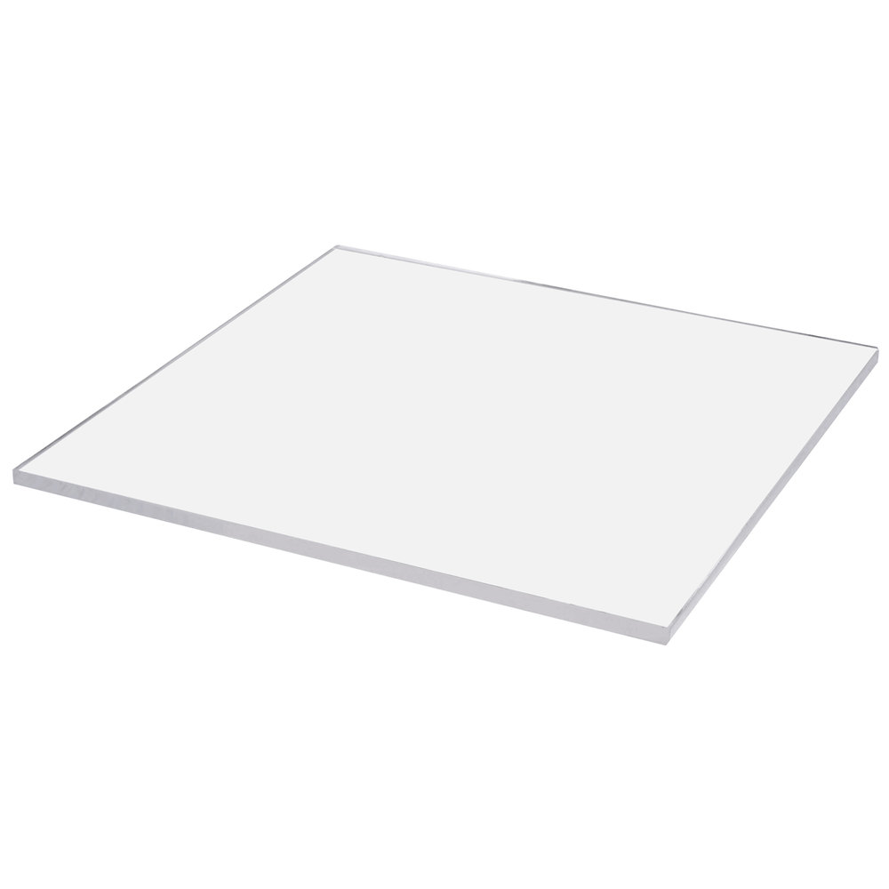 China 6mm Table Top Glass 10” up to 60” Square Ultar Clear Tempered