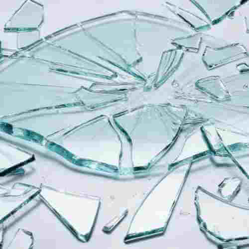 10. Motif brisé du verre ordinaire (recuit) 500-500