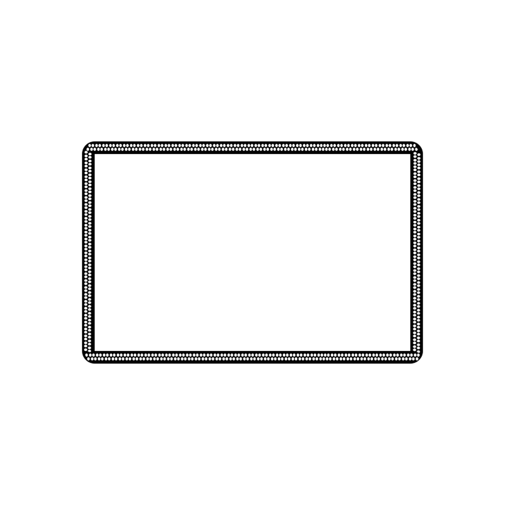 China 1mm Display Front Cover Glass with Black Rim for LCD Display