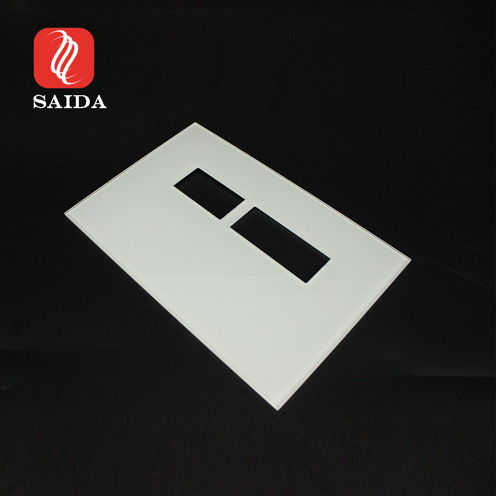 China 3mm Super White Ceramic Frit Printing Glass Panel for Smart Bathroom factory and suppliers