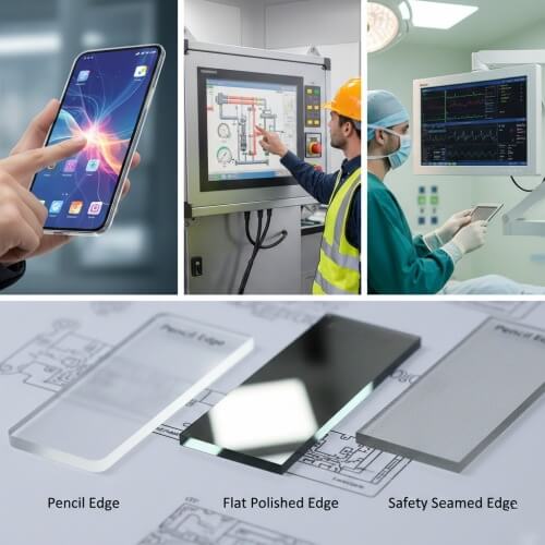 5. Écran tactile et vitre d'affichage 500-500