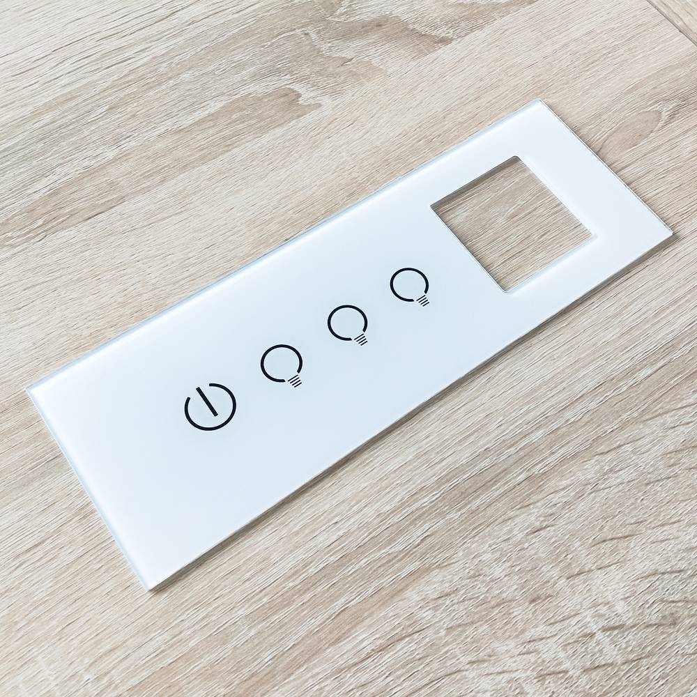 Decorative Glass Switch Plate